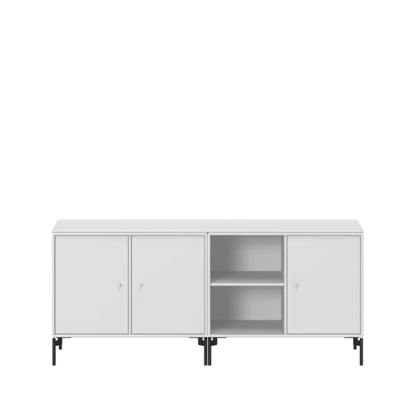 Montana Save sideboard New white 101-zwartgelakte poten