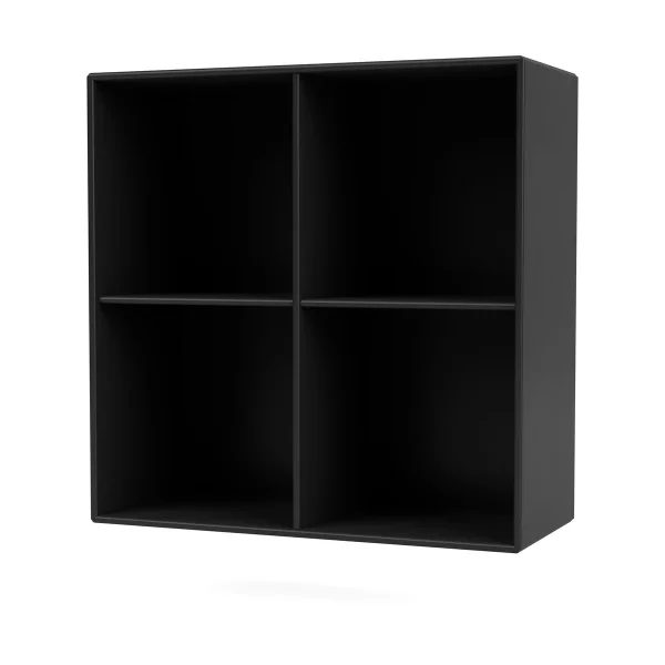 Montana SHOW wandplank 69,6x69,6 cm incl. ophangrail 05-Black