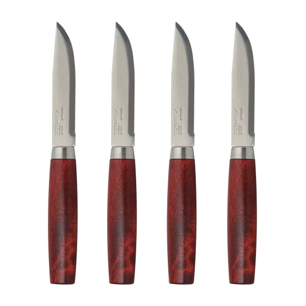 Morakniv Morakniv Classic Steak Knife 4-pack Rood