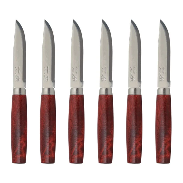 Morakniv Morakniv Classic Steak Knife 6-pack Rood