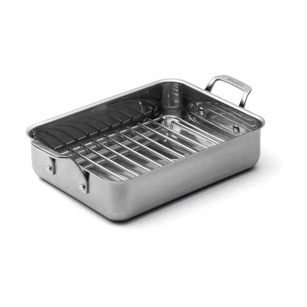 Morsø 79NORD ovenpan met rooster 40x25x10 cm Roestvrij staal