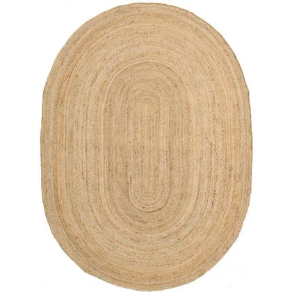 Mrcarpet Buitenkleed Jute Ovaal Outdoor Breeze Naturel 200 x 290cm