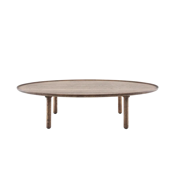 Mu coffee table houten salontafel donker eiken - 120 x 65 cm