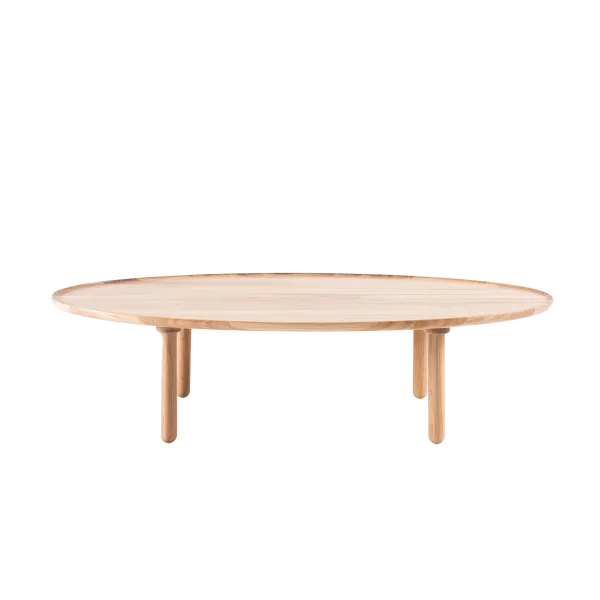 Mu coffee table houten salontafel whitewash - 120 x 65 cm