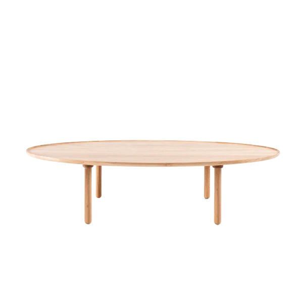 Mu coffee table houten salontafel whitewash - 150 x 80 cm