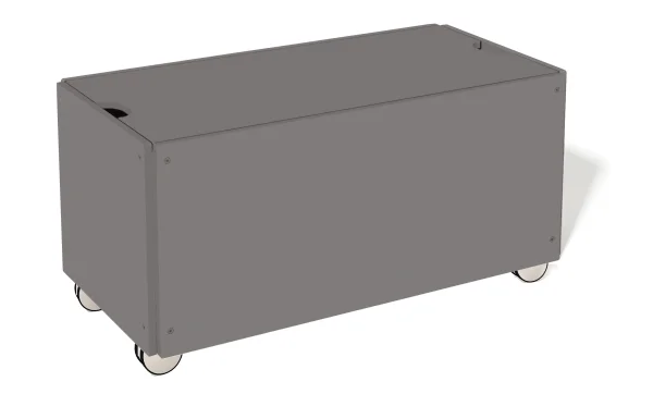 Müller Möbelwerkstätten Bedbox voor stapelbed Classic & Comfort - antracietgrijs - met wieltjes (Comfort) - 103 cm