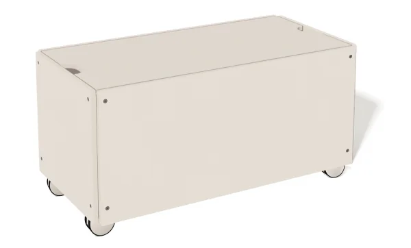 Müller Möbelwerkstätten Bedbox voor stapelbed Classic & Comfort - offwhite - met wieltjes (Comfort) - 103 cm