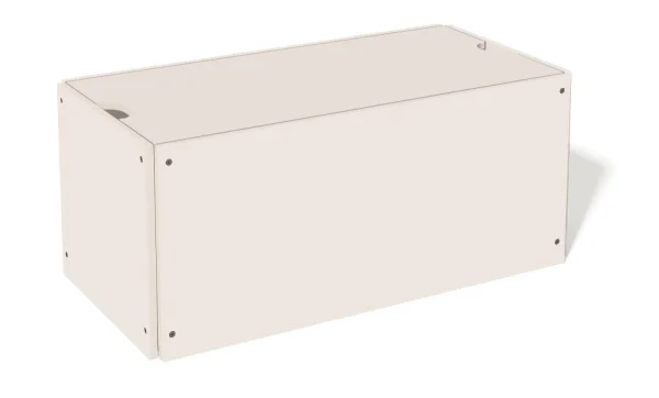 Müller Möbelwerkstätten Bedbox voor stapelbed Classic & Comfort - offwhite - zonder wieltjes (Klassiek) - 103 cm