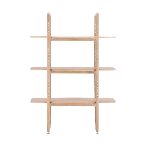 Muse room divider houten boekenkast naturel - 140 cm