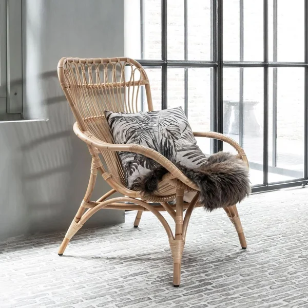 MUST Living Fauteuil Catania Rotan - Naturel