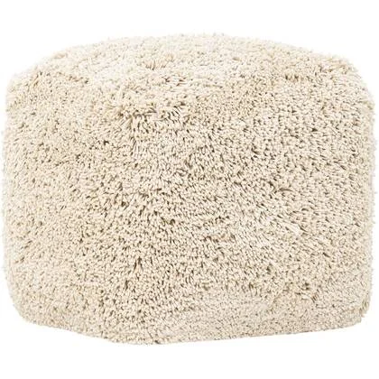 MUST Living Pouf Celeste Beige,40x40x40 cm, beige, 100% polyester