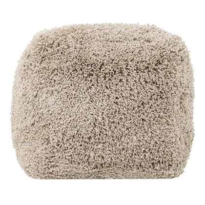 MUST Living Pouf Celeste Taupe,40x40x40 cm, taupe, 100% polyester