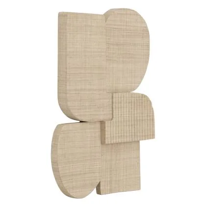 MUST Living Wall panel Tucker,90x60x8 cm, woven palm