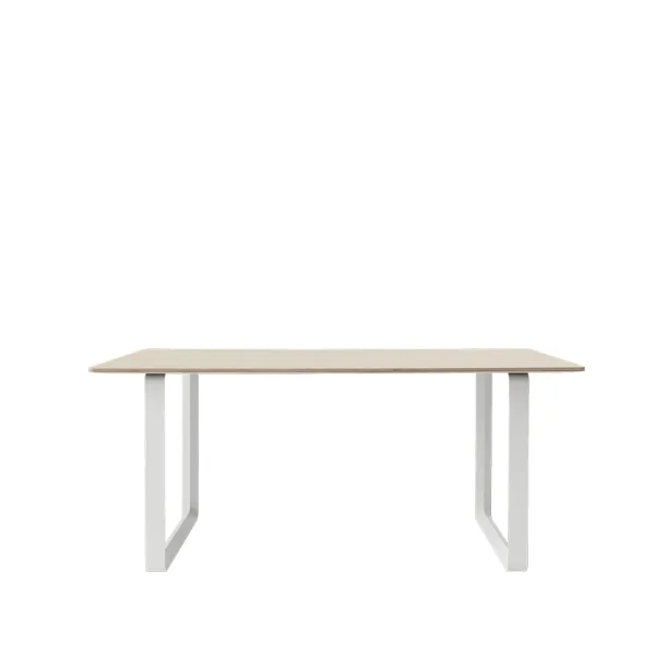 Muuto 70/70 eettafel 170x85 cm Oak veneer-Plywood-White