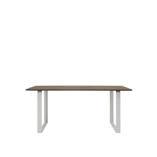 Muuto 70/70 Tafel - gerookte eik - lichtgrijs - S