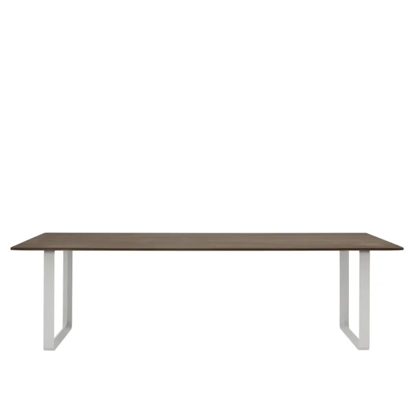 Muuto 70/70 Tafel - gerookte eik - lichtgrijs - XL