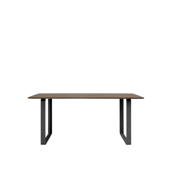 Muuto 70/70 Tafel - gerookte eik - zwart - S