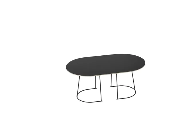 Muuto Airy Coffee Table - zwart - M