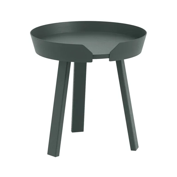 Muuto Around tafel small Dark green