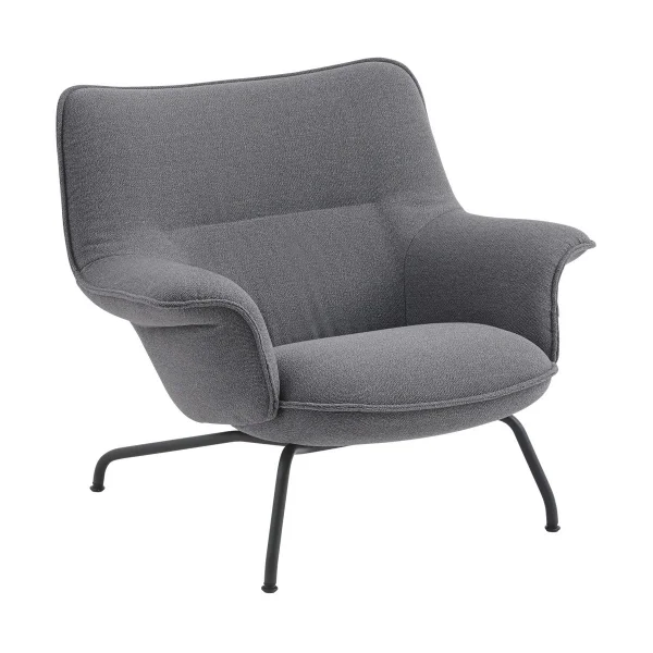 Muuto Doze fauteuil laag Ocean 80-anthracite black