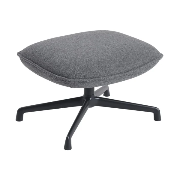 Muuto Doze voetenbankje swivel base Ocean 80-anthracite black