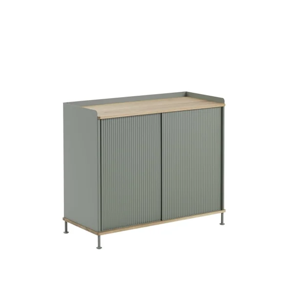 Muuto Enfold Sideboard - eiken/groen - 100 x 45 cm