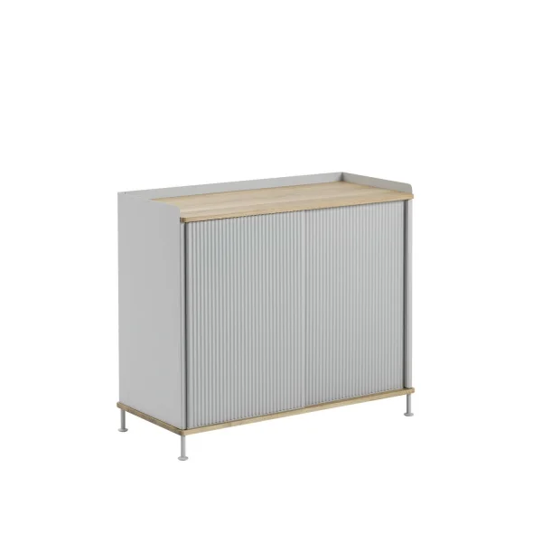 Muuto Enfold Sideboard - eiken/lichtgrijs - 100 x 45 cm