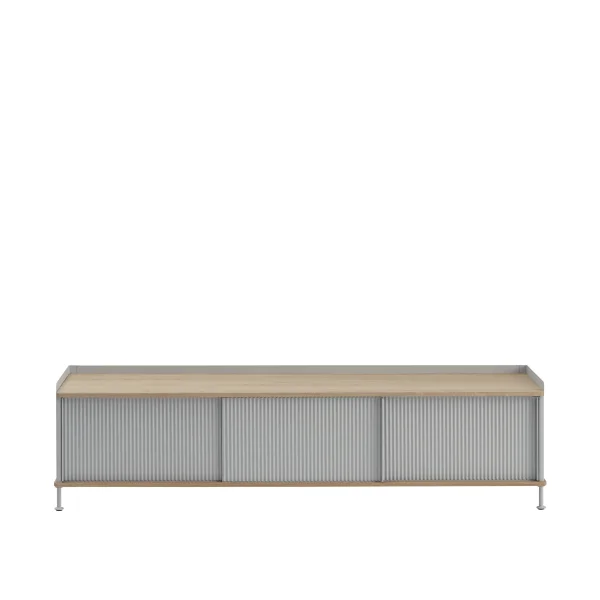 Muuto Enfold Sideboard - eiken/lichtgrijs - 186 x 45 cm