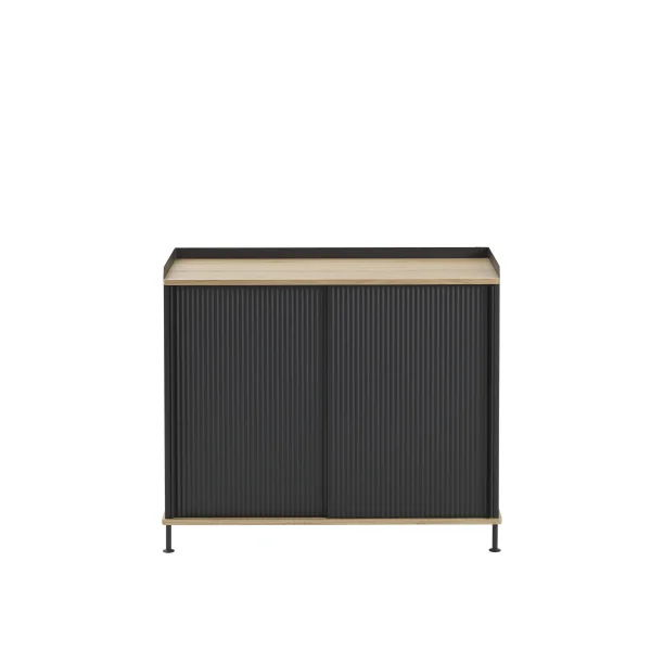 Muuto Enfold Sideboard - oak/anthracite - 100 x 45 cm