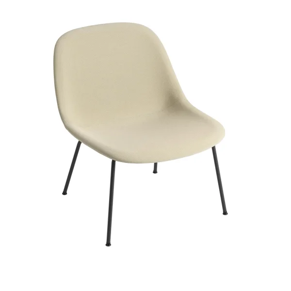 Muuto Fiber Loungestoel buisframe textielbekleding - SteelcutTrio236