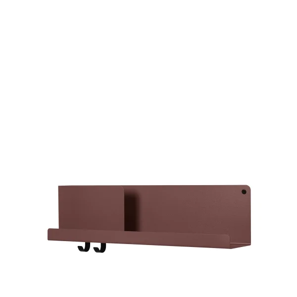 Muuto Folded rek - deep red - 63 x 16,5 cm