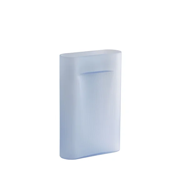 Muuto Glazen vaas - H 48,5 cm - light blue frosted