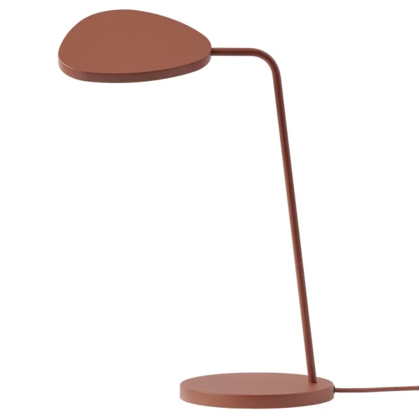 Muuto Leaf tafellamp wit Copper brown