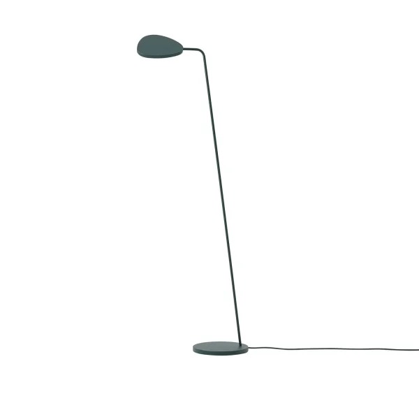 Muuto Leaf Vloerlamp - donkergroen