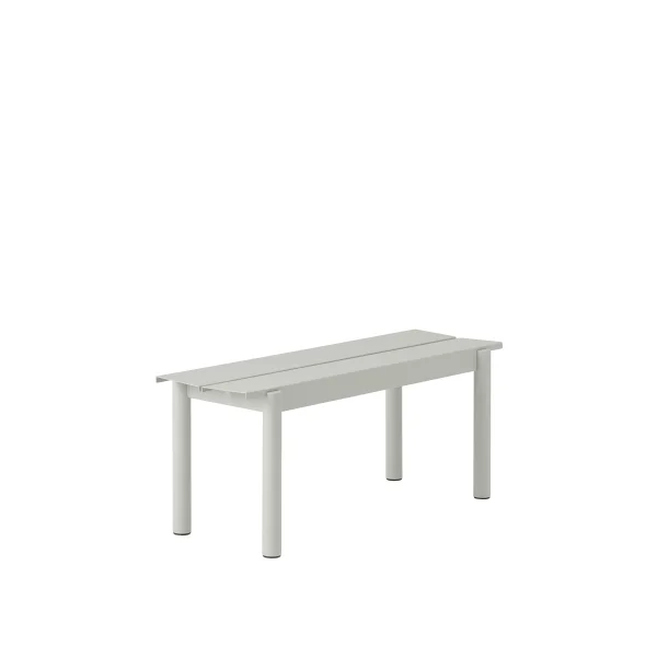 Muuto Linear Steel Bank - grijs - 110 cm