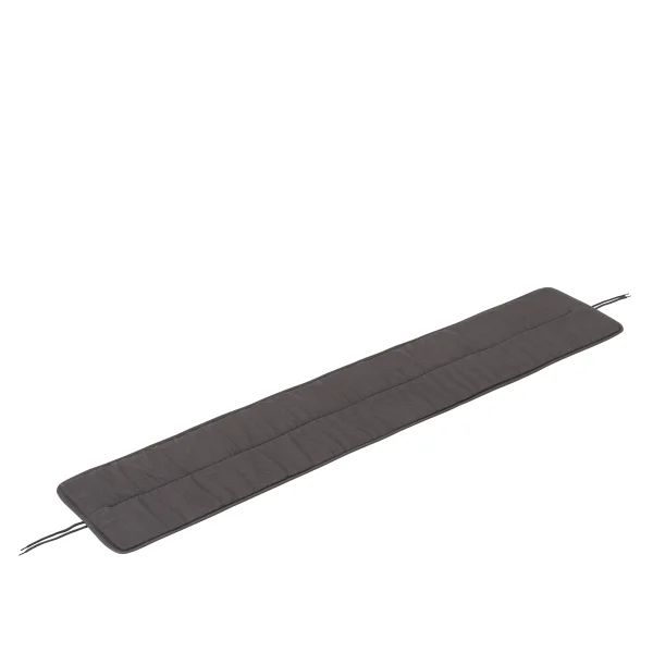 Muuto Linear Steel Bank Zitkussen - donkergrijs - L