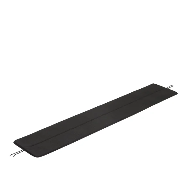 Muuto Linear Steel Bank Zitkussen - zwart - L