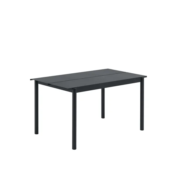 Muuto Linear Steel Tafel - zwart - 140 x 75 cm