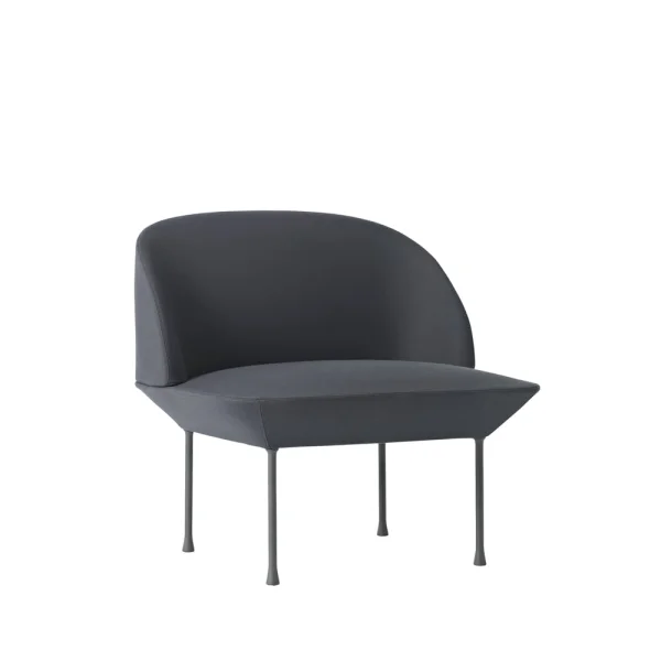 Muuto Oslo bank 1-zits Steelcut 180-Dark Grey