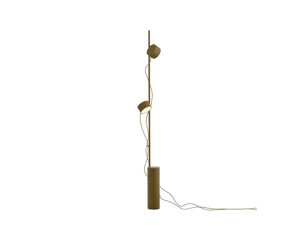 Muuto - Post Vloerlamp Brown Green