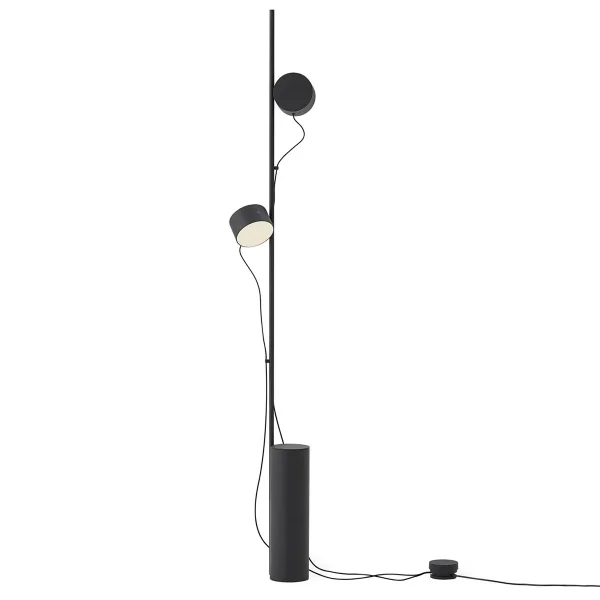 Muuto Post vloerlamp Zwart