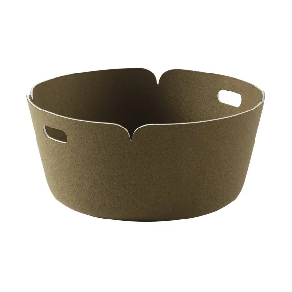 Muuto Restore opbergmand rond Brown Green