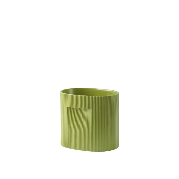 Muuto Ridge plantenbak - MuutoRidgeMossGreen - H 24 cm