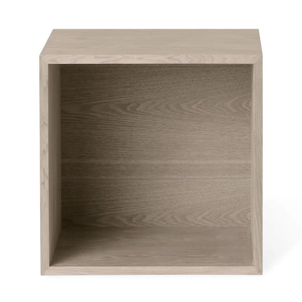 Muuto Stacked 2.0 kast met achterwand - middel eiken