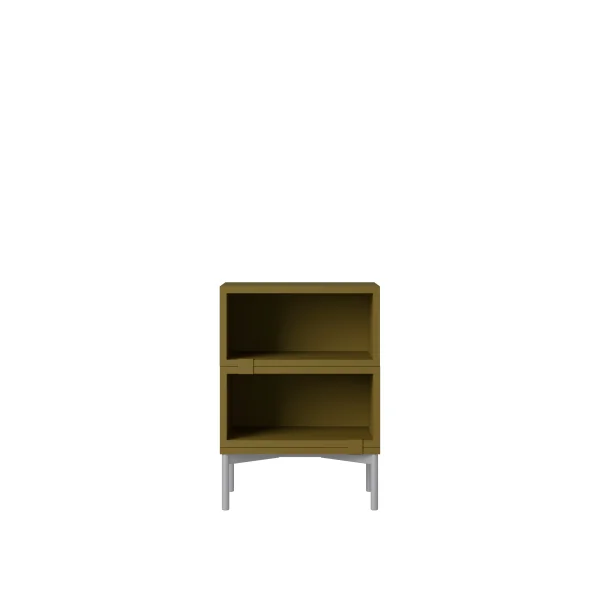 Muuto Stacked Storage Bedside Stable Configuratie 1 - brown green