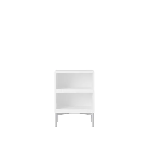 Muuto Stacked Storage Bedside Stable Configuratie 1 - wit