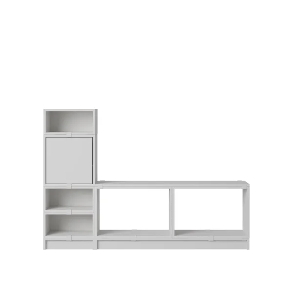 Muuto Stacked Storage Hallway Configuratie 1 - grijs