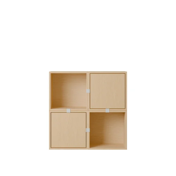 Muuto Stacked Storage Hallway Configuratie 4 - eiken