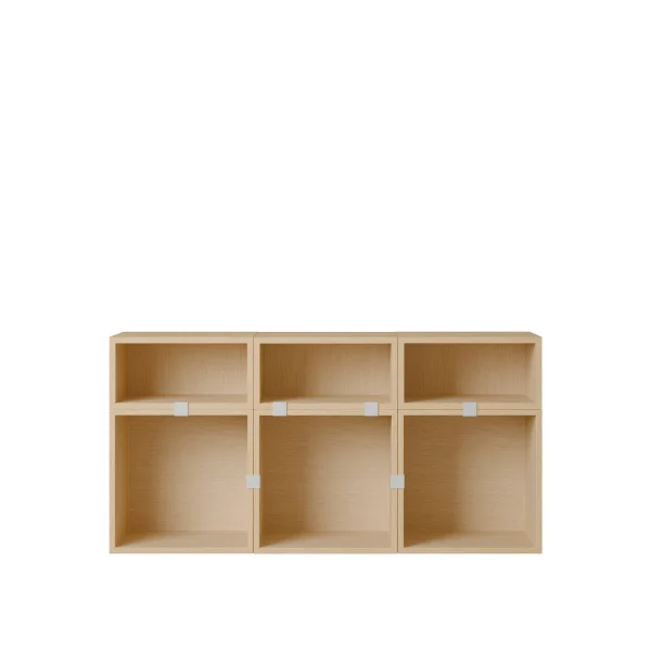 Muuto Stacked Storage Sideboard Configuratie 5 - eiken