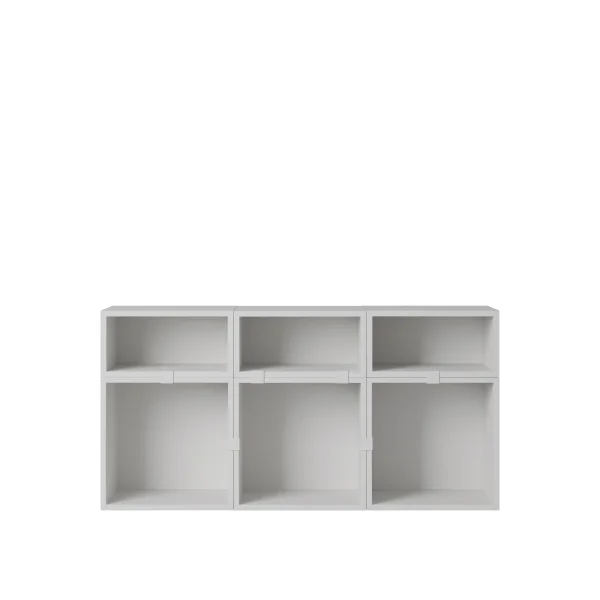 Muuto Stacked Storage Sideboard Configuratie 5 - grijs